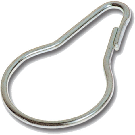 GANCI PER TENDA DOCCIA Ã mm. 24,5 piccolo - cf.100 pezzi