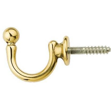 Ganci Per Tende "Sfera" Oro Lucido Mm.33X26 50 Pz