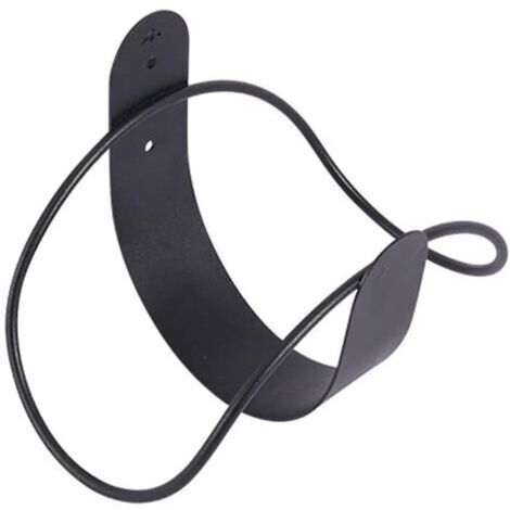 Ganci per tubo da giardino - Supporto sospeso per tubo da giardino, corda, per esterni (nero)