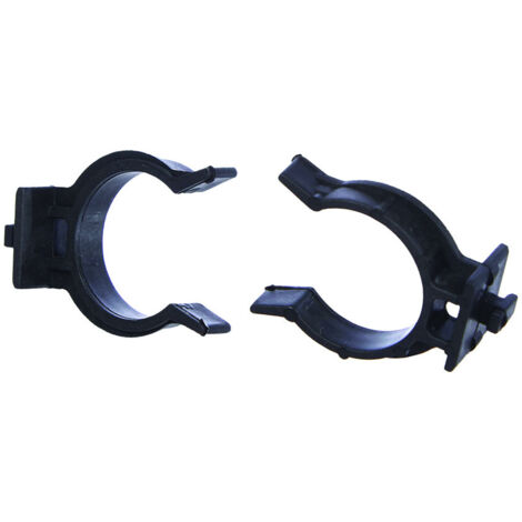 Ganci per zoccolo cucina in plastica nera - ø mm.28