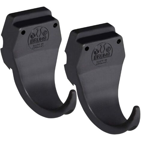 GANCI PLASTICA PER BARRA O MURO BRUNS -A COPPIA - PROMO -