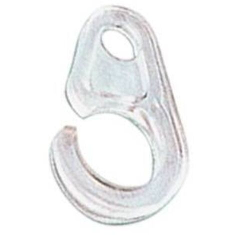 GANCI PLASTICA TRASP. X BASTONI LEGNO D.10. Prezzo per 1 pezzo.