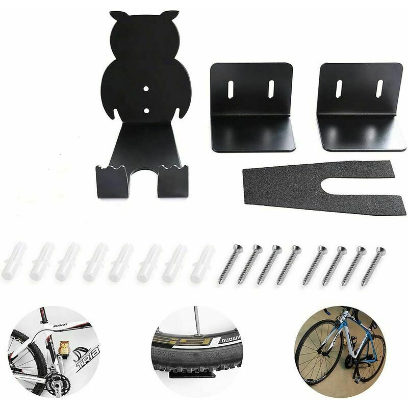 Ganci portaoggetti da parete per biciclette, 3 in
