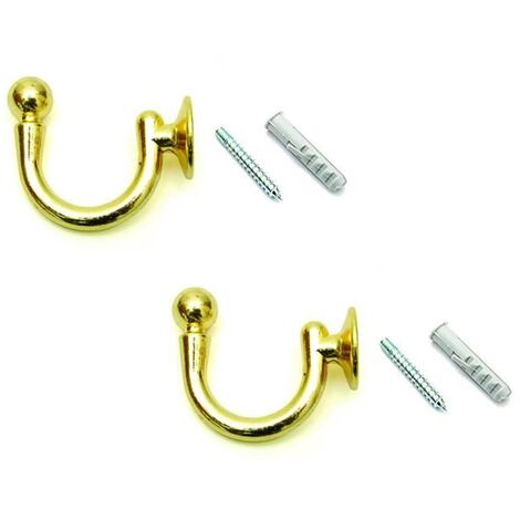 GANCI RACCOGLITENDA SUPER ORO --mm.48 - con viti e tasselli -  PZ 2   - CA 500