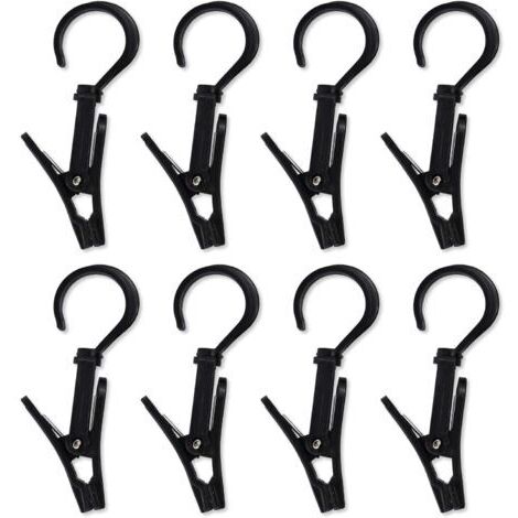 Ganci regolabili per tendalino, set da 8 accessori per tenda da campeggio, ideali per uso esterno