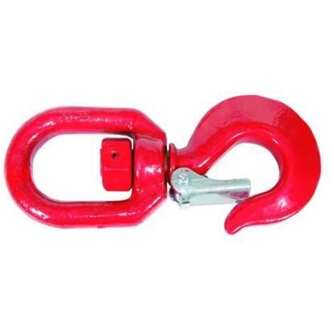 GANCI SOLLEVAMENTO GIREVOLI CON FERMO DI SICUREZZA PESANTE- Kg.1600 -mm.20