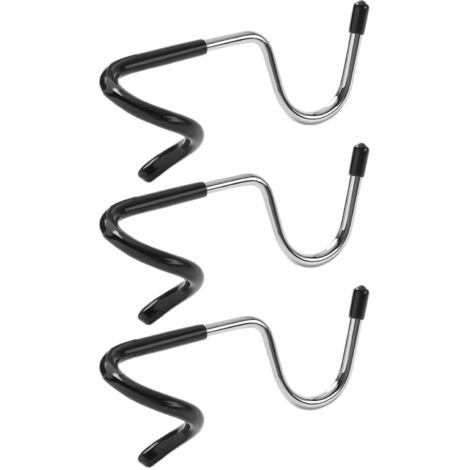 Ganci sospesi a forma di S da 3 pezzi per lampade da campeggio all'aperto, set di ganci in metallo robusto, accessori versatili per tende e luci da giardino, supporto solido