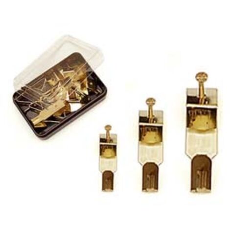 GANCI X OTTONATI IN SCATOLINA- - n.2 in conf.10 pz. - 15 scatola