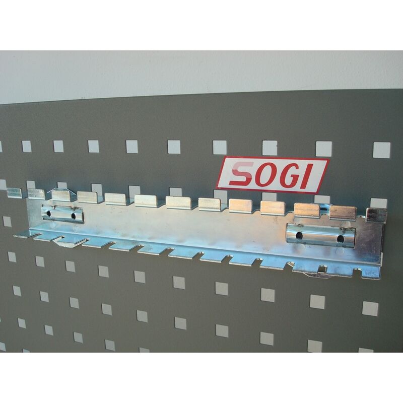 Image of Gancio per pannello portautensili porta attrezzi giraviti SOGI X3-C per banco da lavoro