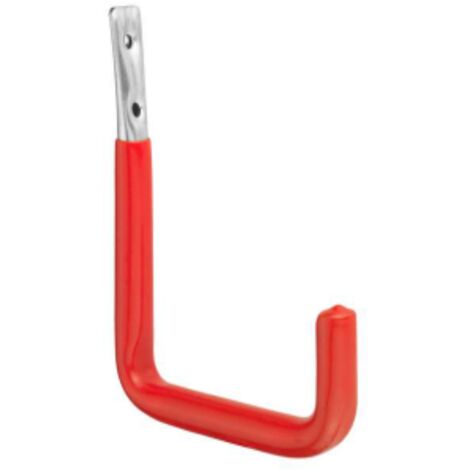 Gancio a parete zincato, rivestito 302 x 250 x 91 mm.