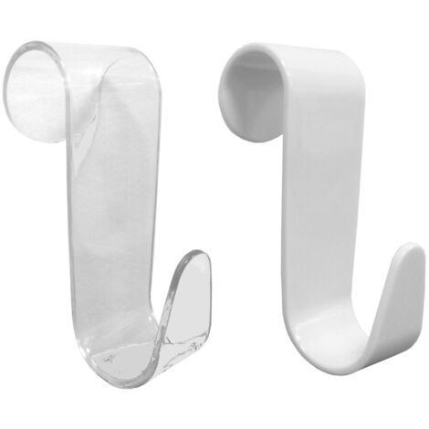 GANCIO A ''S'' BIANCO / TRASPARENTE PER TERMOARREDI