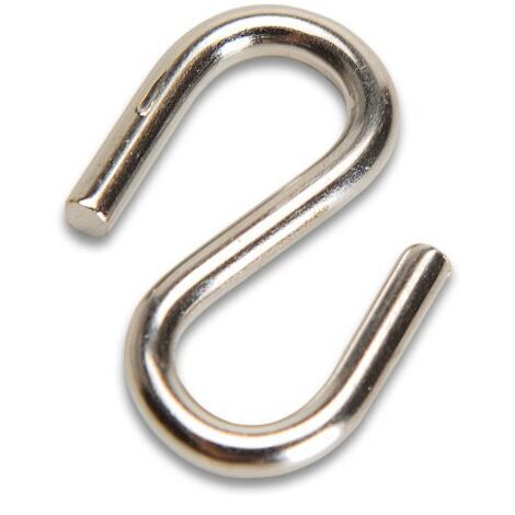 GANCIO A S P/CATENA D 2,4 MM ACCIAIO NICHELATO 2 CE