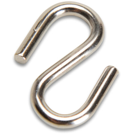 Gancio A S Per Catena D 2,4 Mm Acciaio Nichelato - 2 Ce