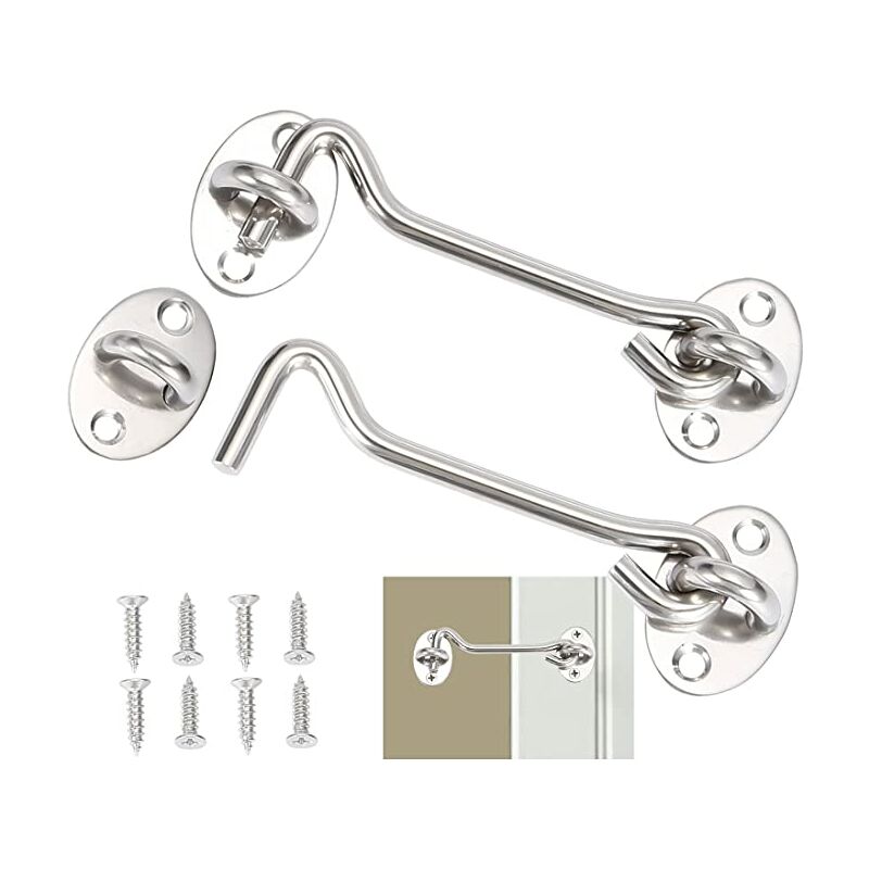 2 Pezzi Gancio Cabina, Gancio Chiusura Porta