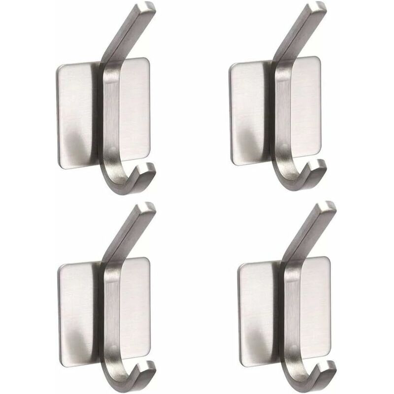 Gancio Per Asciugamani Nero Opaco, Gancio Per Cappotto In Acciaio Inox