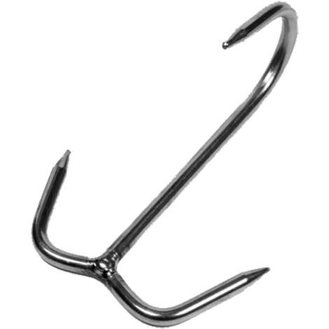 GANCIO AD ANCORA 3 punte - mm. 120x6