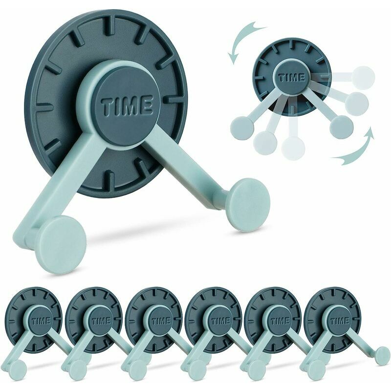 Gancio Adesivo, 12 Pezzi Ganci da Parete