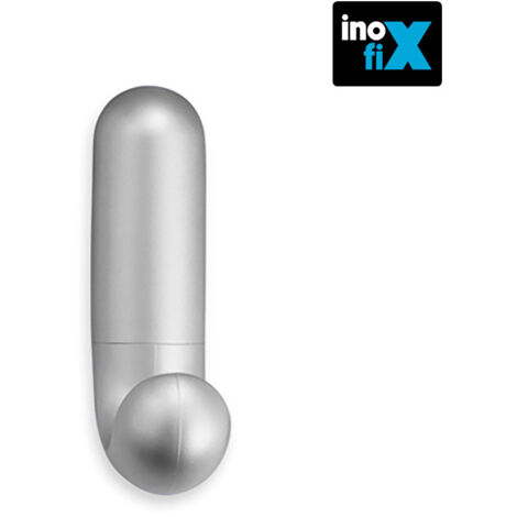 GANCIO ADESIVO J INOFIX 1 POSTO CROMO OPACO 6 PZ
