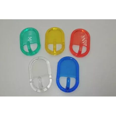GANCIO ADESIVO OVALE 7234 COLORI ASSORTITI (conf. pezzi 10)