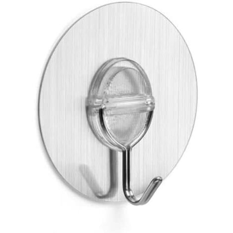Gancio adesivo riutilizzabile con gancio mobile in acciaio inox INOFIX 1292-7