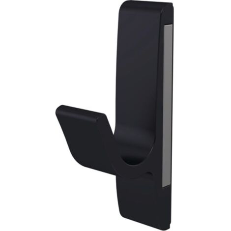 Gancio appendiabiti magnetico 0150 semplice A.40mm alluminio nero rivestito H.85mm
