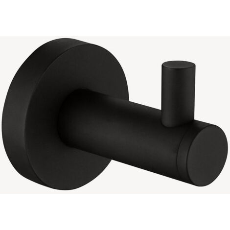 Gancio appendino rotondo Nero - Tokio