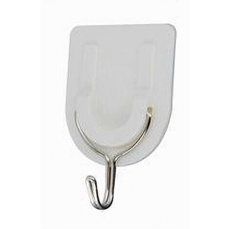 Gancio Attaccapanni Adesivo 1 Pz Da Parete Per Legno Porte Fashion Hook 59668