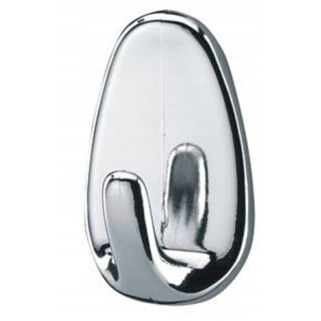 Gancio autoadesivo per asciugamani da bagno, cromato