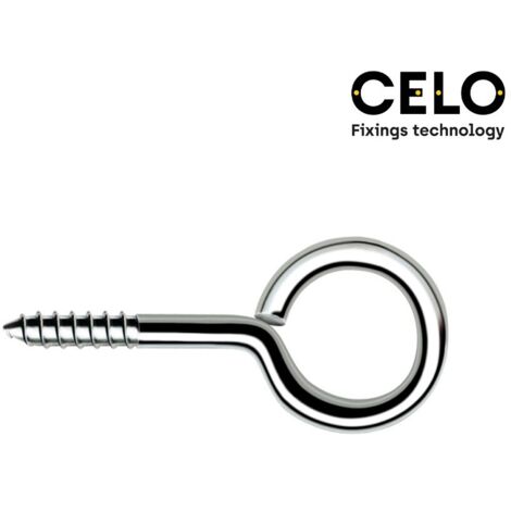 Gancio Avvitabile Chiuso CELO Ø 3 mm 3 x 50 mm 50 mm