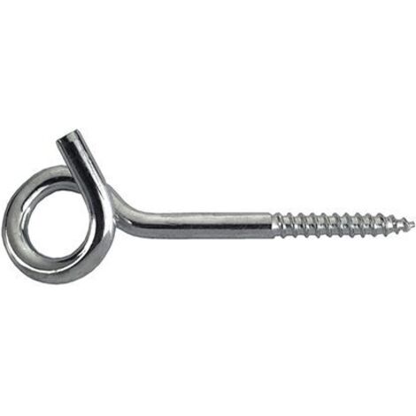 Gancio con anello filetto per legno 8,8 x 120 - 1 kg.