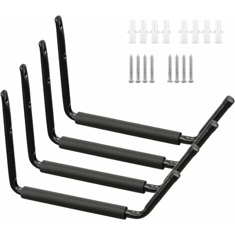 Supporto da parete per bici supporto per Rack appendiabiti pieghevole  supporto per bicicletta staffa per gancio pieghevole rivestito in gomma gancio  per bici da Garage salvaspazio - AliExpress