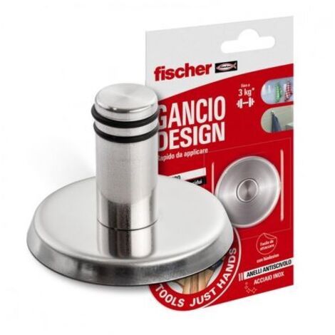 Gancio Desing in Acciaio Inossidabile Fischer - 552164