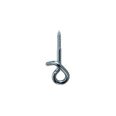 Gancio di sicurezza per altalene in ferro zincato e filetto per legno 12x160 mm