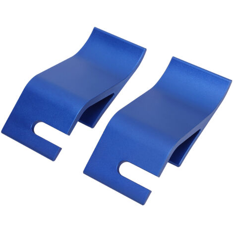 Gancio di supporto per attrezzo di installazione del tallone del pneumatico della motocicletta, 2 pezzi, gancio di ricambio in lega di alluminio per Suzuki blu.