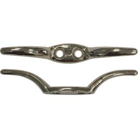 Gancio doppio bitta self acciaio zincato mm 110 cf=pz 1 (5 confezioni)
