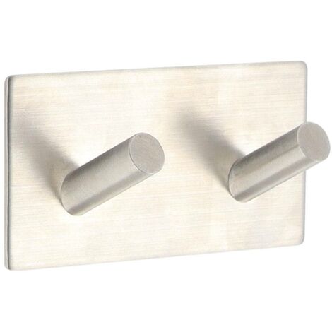 Gancio doppio in acciaio inox 3m - cromo - Tendance