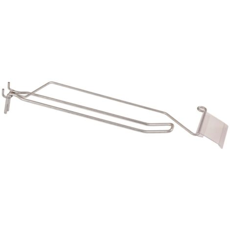 Gancio Doppio Per Pannelli Forati Cm.30 - 20 Pz