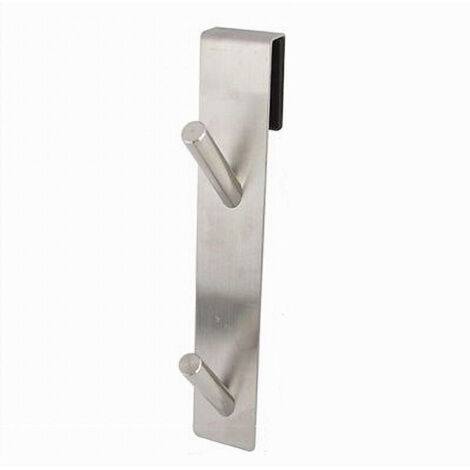 Gancio Doppio Per Porta Box Doccia Per Appendere Asciugamani Bagno 4x18 Cm 87766