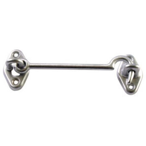 GANCIO FERMAFINESTRA OTTONE CROMO SAT  60 MM- 25,0 pz