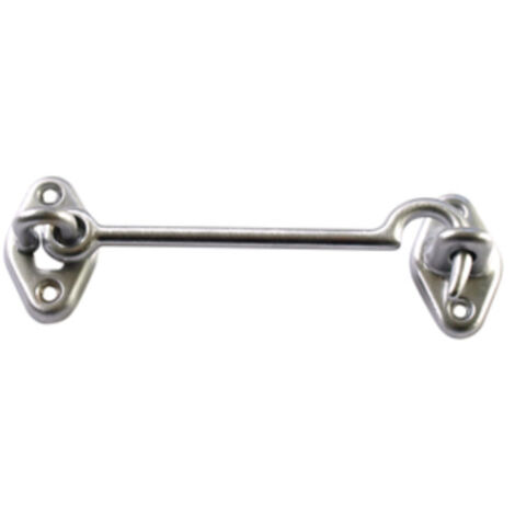 Gancio Fermafinestra Ottone Cromo Sat 80 Mm - 25 Pz