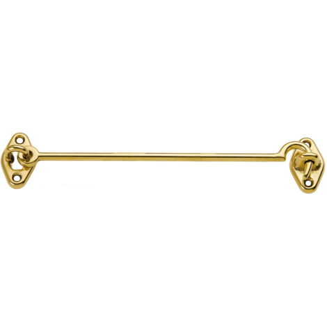 GANCIO FERMAFINESTRA OTTONE LUCIDO 200 MM- 12,0 pz