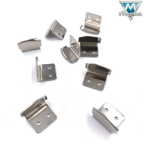 GANCIO FERMASPECCHI ART.366/2 NIKELATO MM 16 X 10 MM