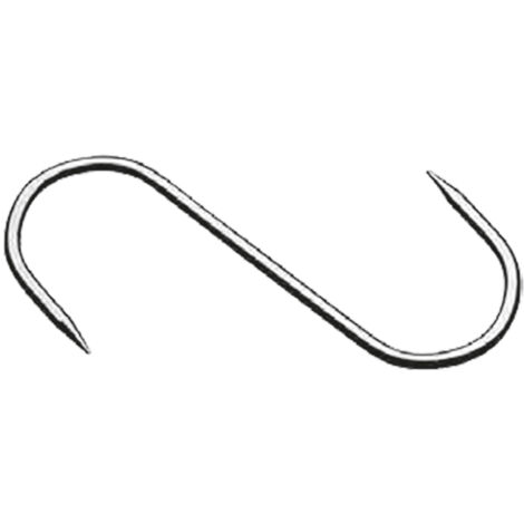 GANCIO FISSO 2 punte - mm. 100 x 4 cf. 10 pz