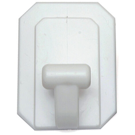 GANCIO GIGANTE PLASTICA ADESIVO BIANCO DIESSE PZ 25,0