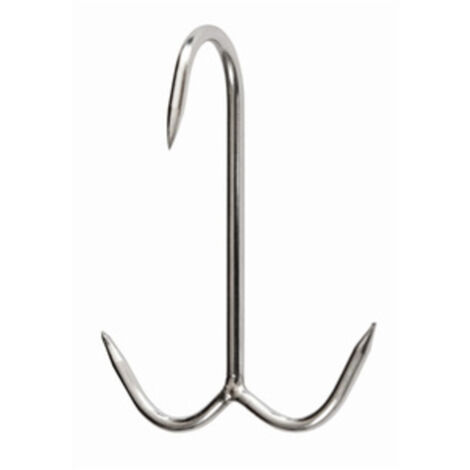 GANCIO INOX ANCORA PER MACELLAI MM.120X5. Prezzo per 1 pezzo.