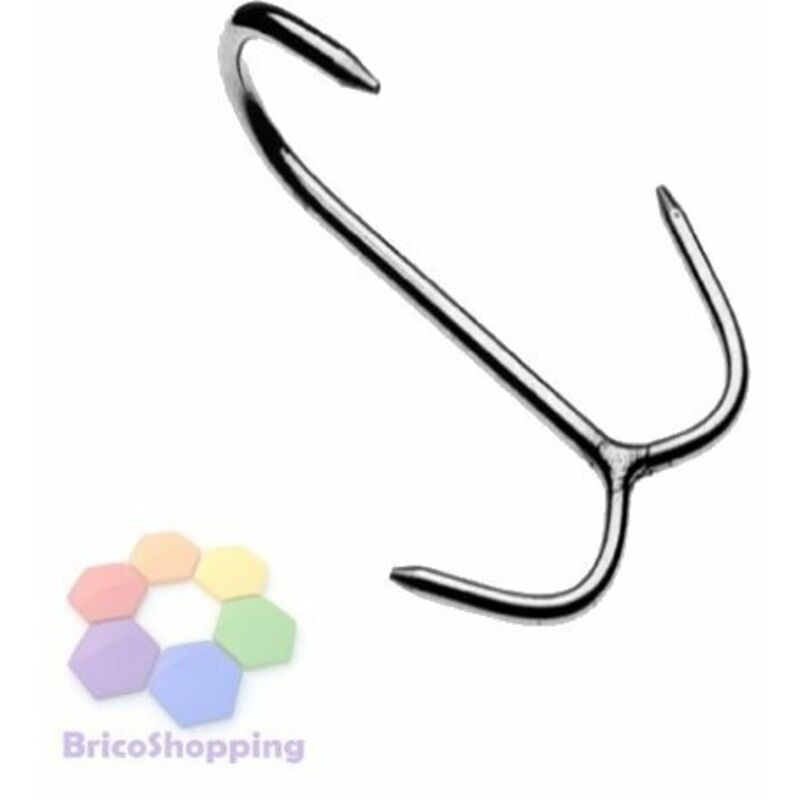 Unbranded - Gancio acciaio inox ancora a 3 punte