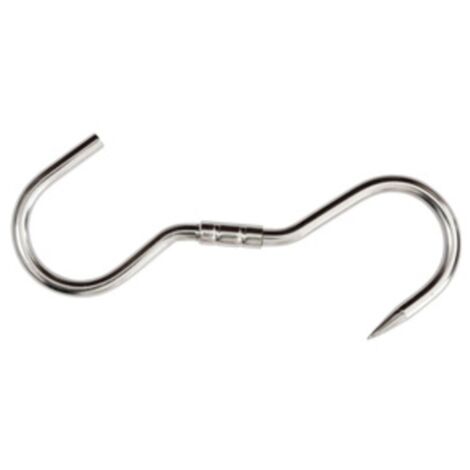GANCIO INOX P/MACELLAIO GIREVOLE 210 X 9 MM
