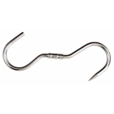 GANCIO INOX P/MACELLAIO GIREVOLE 240 X 10 MM