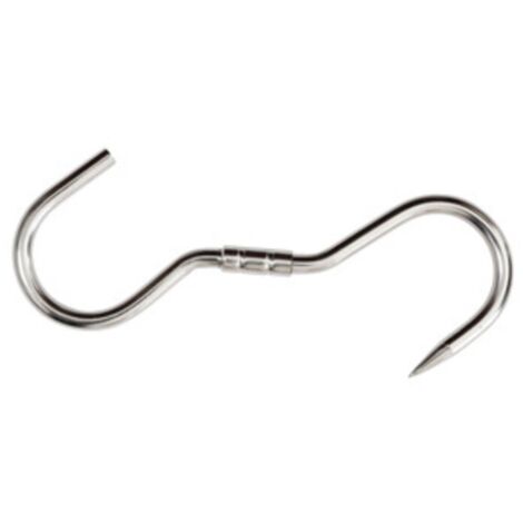GANCIO INOX P/MACELLAIO GIREVOLE 240 X 10 MM