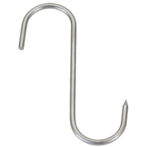 GANCIO MACELLAIO INOX BLISTER DA 3 18/8 N-8